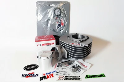 Suzuki LT80 Big Bore Top End Rebuild Kit Kawasaki KFX80 Bore 52mm Wiseco Piston - Image 1 of 4