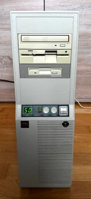 ⭐️ PACOMP Retro PC 486 DX2-50 MHz VLB Raid 5,25 + 3,5 Zoll Laufwerk 🕹️ Rarität - Bild 1 von 4