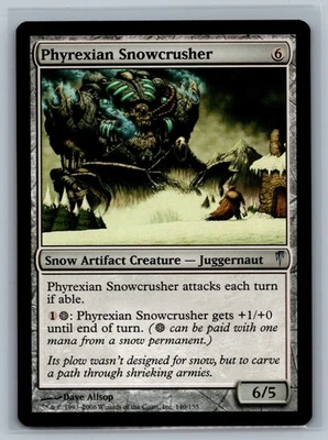 Magic The Gathering Coldsnap Phyrexian Snowcrusher #140/155 MTG TCG CCG - Image 1 of 2