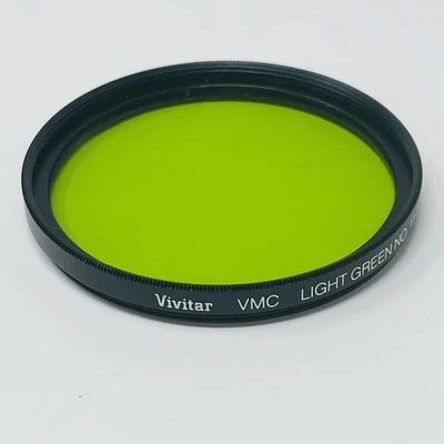 Vivitar VMC Light Green No. 11 X1 55mm Camera Lens Filter Made in USA - Image 1 of 4