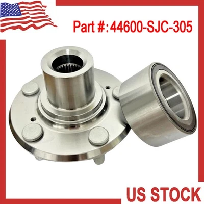 44600-SJC-305 For 2006 2007 2008-2014 Honda Ridgeline Front Wheel Hub & Bearing Foto 1 de 4