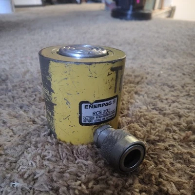 ENERPAC RCS 201 CILINDRO HIDRÁULICO BAJA ALTURA 20 TONELADAS CAPACIDAD 1,75" CARRERA #2 Foto 1 de 4