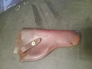 RedHead Leather Gun Belt Holster 7 1/2 in brown  - Picture 1 of 7