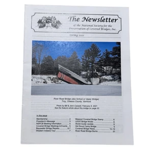The Newsletter National Society for Preservation of Covered Bridges Spring 2021 - Imagen 1 de 2