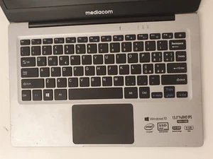 Scocca inferiore tastiera touchpad per mediacom SmartBook 130 M-SB130 - Foto 1 di 2