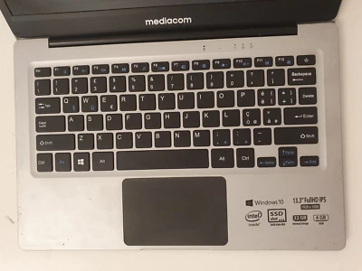 Scocca inferiore tastiera touchpad per mediacom SmartBook 130 M-SB130 - Immagine 1 di 2