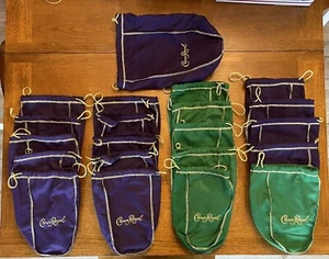 Menge 21 lila und grüne königliche Taschen Kordelzug Taschen 1 Liter - Bild 1 von 4