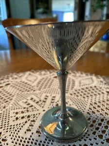 Brushed Stainless Steel Martini Glasse - Picture 1 of 4