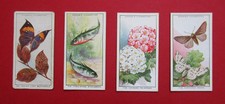 OGDENS  FOUR 1932 VINTAGE CIGARETTE CARDS   COLOUR IN NATURE  No's  1-32-36-39