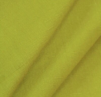 Ralph Lauren Sunbaked Linen Color Chartreuse Fabric - Image 1 of 4