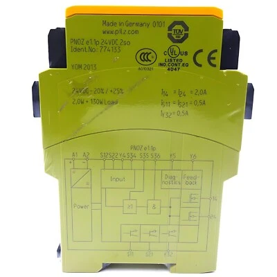 774133 NEW PILZ PNOZ e1.1p 24VDC 774133 Safety Relay - Image 1 of 3