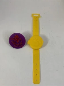 McDonald’s Happy Meal Hamburglar Coin Stash Wrist Watch & Grimace Ring Vintage - Picture 1 of 15