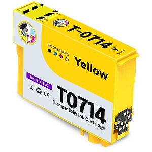 1 Yellow 714 Ink Cartridge for Epson Stylus SX415 SX515W SX200 SX410 SX218 SX215