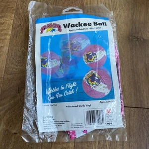 Vintage Splash Club Wackee Beach Ball 14 in Killerwal Neu aus altem Lagerbestand Kmart Vinyl - Bild 1 von 3