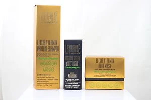 La Beaute Gift Set Protein Shampoo + Hair Mask + Intensive Serum ELIXIR - Picture 1 of 4