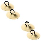 2 Pairs of Finger Cymbals Small Percussion Instrument Belly Dancing Instrument