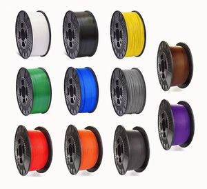 Premium 1kg 1.75mm Colorfil PLA 3D Printer Filament White Black Blue Red Orange - Foto 1 di 23