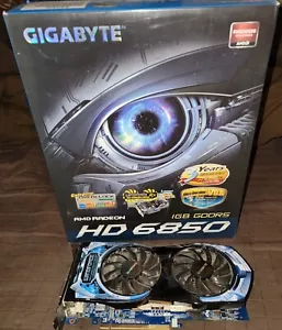 Gigabyte ATI Radeon HD 6850 OC 1GB GDDR5 SDRAM PCI Express x16 GPU - Picture 1 of 3