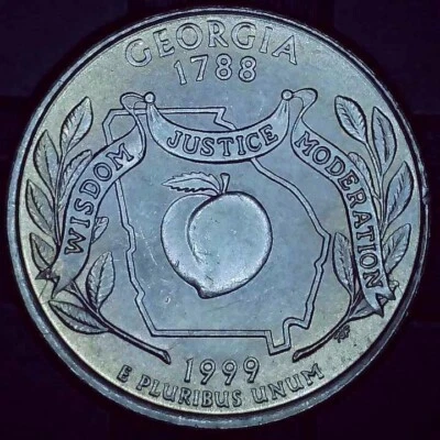 1999 P Quarter toned - Image 1 of 4