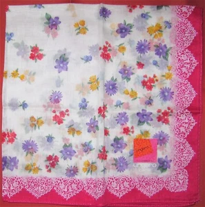 UNGARO *Flower Petal Handkerchief 42cm /KABEN*11 - Picture 1 of 5