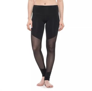 NWT Electric Yoga Women's Meshy Legging Black Panel See Through Sheer SZ S - Picture 1 of 3