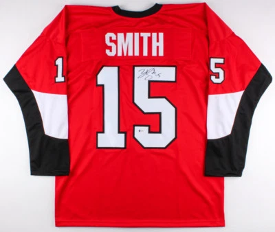 Zack Smith Signed Ottowa Senators Jersey (Beckett COA) Playing Career 2008–Now - Image 1 of 4