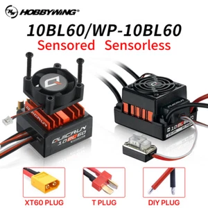 HobbyWing QuicRun 10BL60 60A Brushless ESC for 1/10 RC Drift Car Off-road Buggy - Picture 1 of 15