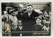 Babe Ruth 1995 Megacards Cooperstown Collection "Babe and The Kid" #14
