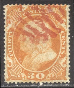 U.S. #38 Used VF BEAUTY - 30c Orange - Picture 1 of 1