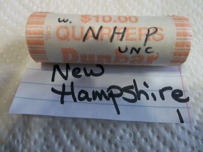 2000  New Hampshire  P State quarter roll mint roll - Image 1 of 3