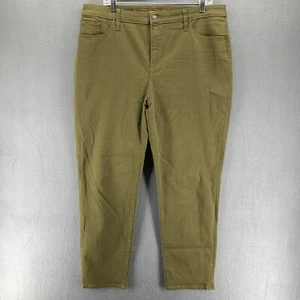 Chicos So Slimming Girlfriend gamba sottile alla caviglia taglia 16 R denim verde - Foto 1 di 9