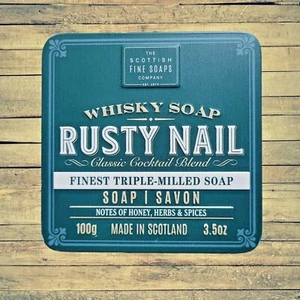 Rusty Nail Whisky Soap-Scottish Fine Soaps-Men's Luxury Triple Milled 3.5 oz - Picture 1 of 2