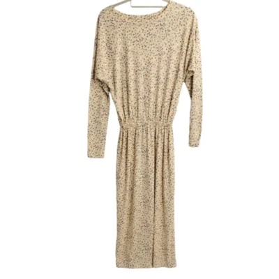 Diane Von Furstenberg Dress Womans Size 4 Ditsy Floral Long Sleeve Vintage 80's  - Image 1 of 4