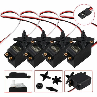 4PCS High Torque Standard Servos For Futaba S3003 RC Car Plane Boat Helicopter - Image 1 of 4