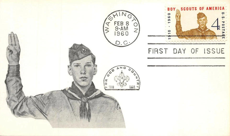 1145 4c Boy Scouts unlisted post card [423122] - Image 1 of 1