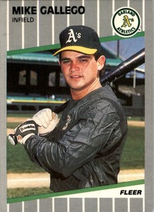 1989 Fleer MLB Mike Gallego #8