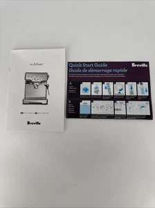Breville Infuser BES840 Series Manual And Quick Start Guide - Picture 1 of 8