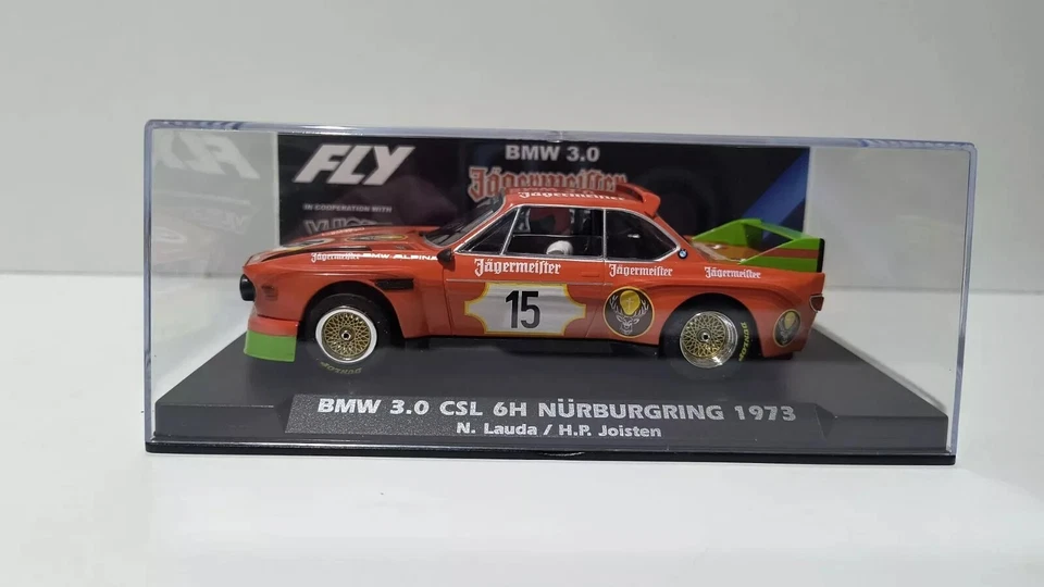 ecn SCALEXTRIC FLY BMW 3.0 CSL 6h Nurburgring 1973 Jagermeister V2001 - Imagen 1 de 1