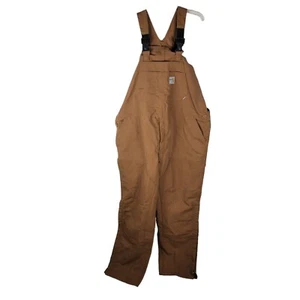 Carhartt FR Mens 48×36 Fire Resistant Duck Bib Overalls Double Knee Coveralls - Picture 1 of 10