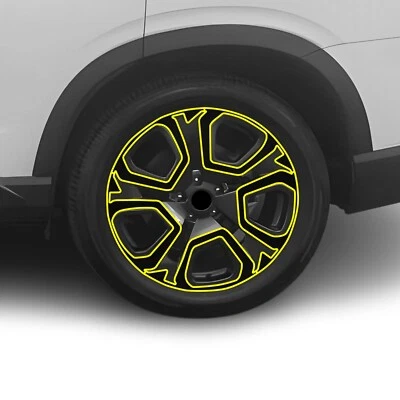 Fits Subaru Ascent 2023+ Wheel Rim Chrome Delete Decal Blackout Vinyl Film Trim - Image 1 of 4