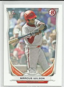Marcus Wilson Arizona Diamondbacks 2014 Bowman Draft Card - Picture 1 of 2