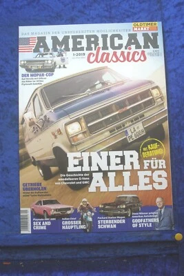 American Classics 1/19 Chevy Van GMC RALLY STX AMC AMX Plymouth Satellite Indian - Immagine 1 di 2