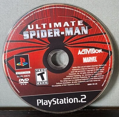 Sony PlayStation 2 PS2 Disc Only Ultimate Spider-Man - Tested Working  - Image 1 of 3