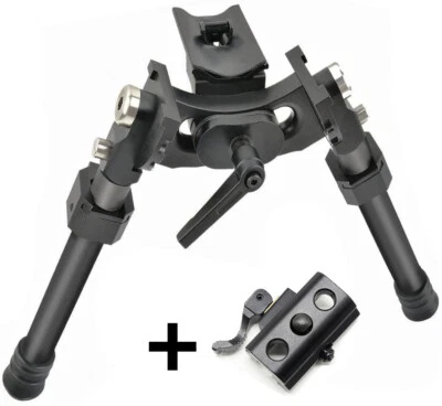 V10 Carbon Fiber Swivel Bipod Adjustable for Long Range and 20mm QD Adapter - Image 1 of 4