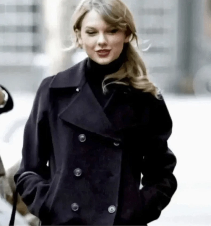 VINCE CHARCOAL GRAY WOOL BLEND DOUBLE BREASTED JACKET COAT SIZE XS - Image 1 of 4