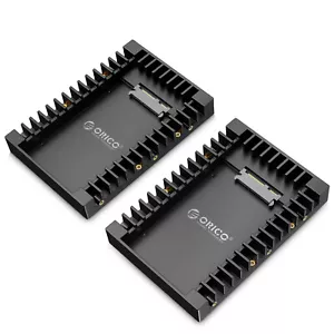 ORICO 2PCS 2.5 SSD SATA to 3.5 Hard Drive Adapter Internal Drive Bay Converter - Picture 1 of 9