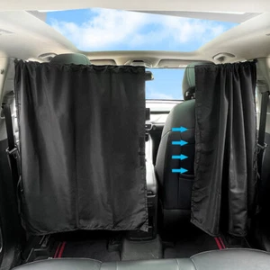 Car Interior Sunshade Privacy Curtain Isolation Partition Protection Curtain - Picture 1 of 11