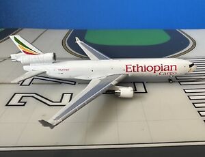 Ethiopian Cargo McD Douglas MD-11F ET-AND current 1/400 diecast Phoenix Models