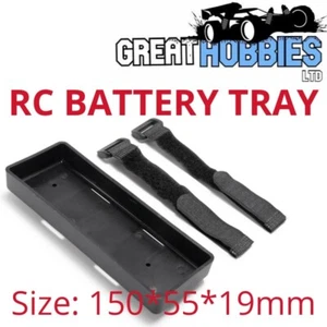 RC Plastic Battery Box Tray for 1/10 1/8 RC Crawler Car AXIAL SCX10 - Picture 1 of 4