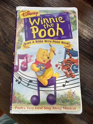 Disney Sing A Song With Pooh Bear VHS Clamshell - Image 1 of 3